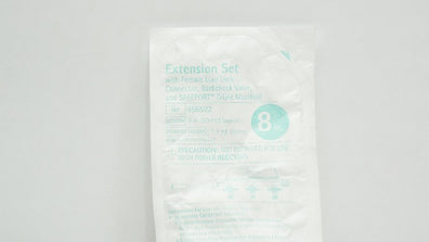 Braun 456522 Extension Set w/Female Luer Lock Connector 8inch x 1.9mL (x)